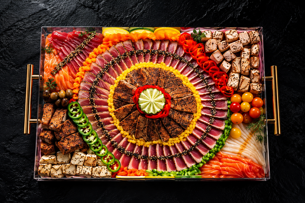 14x20 cured & seared platter