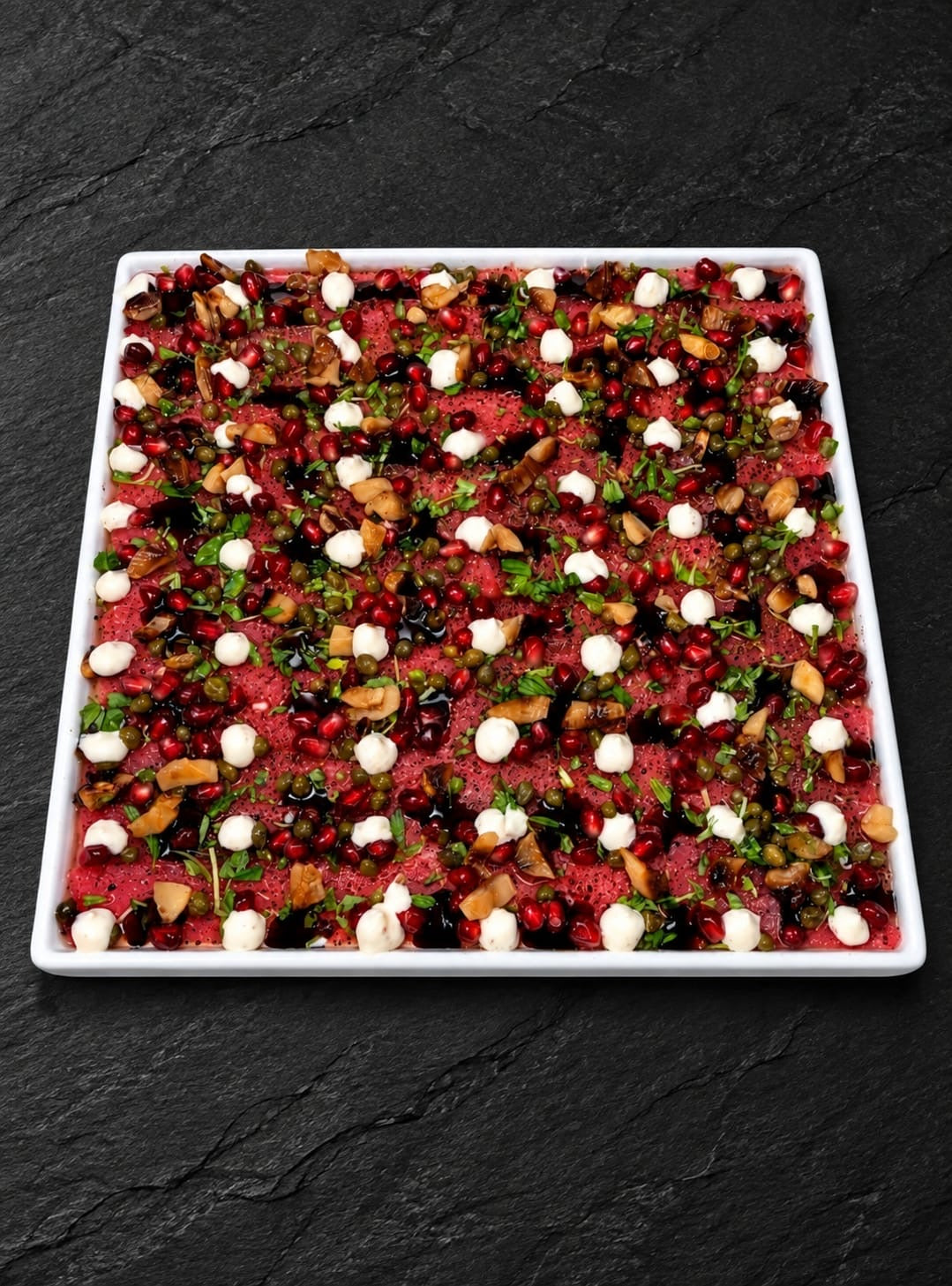 Elegant tuna carpaccio
